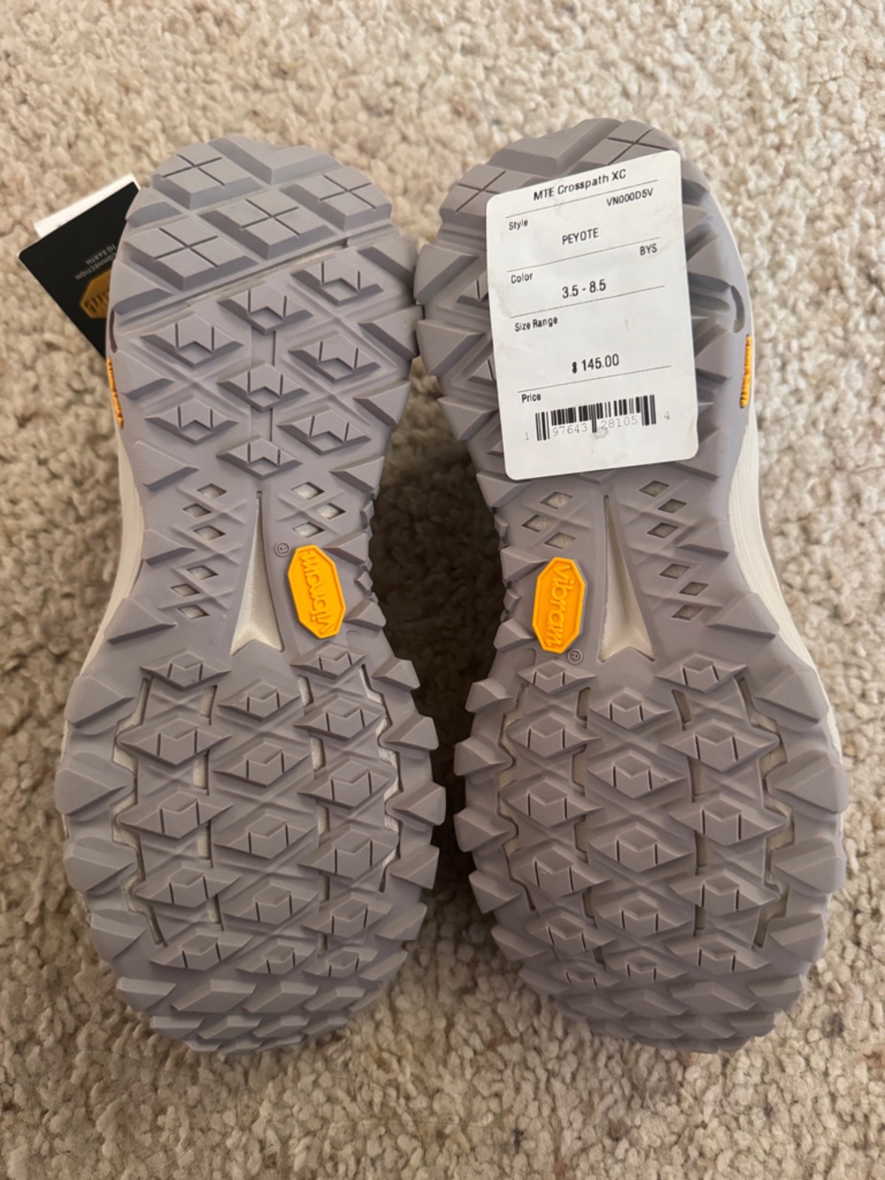 Vans MTE Crosspath XC Peyote Hiking Shoes Vibram Soles ALL TERRAIN Size: US7 - Picture 7 of 8